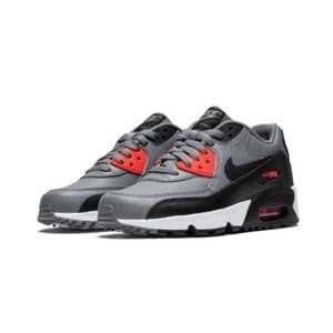 NIKE AIR MAX 90 LTR (gs) GREY/ORANGE SNEAKERS